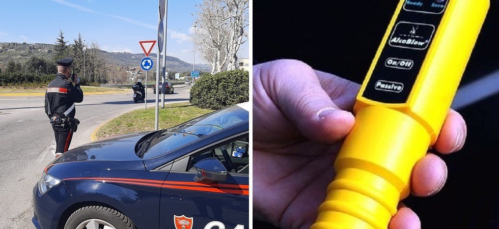 Alla guida in stato d’ebrezza tenta di sottrarsi al controllo aggrappandosi all’auto